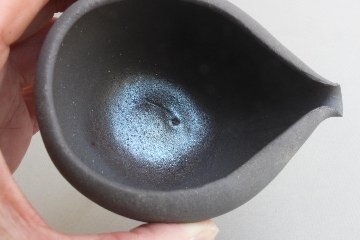 渡辺隆之　くぼみ　片口S　黒Bの画像
