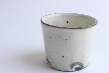 角掛政志　粉引　猪口の画像