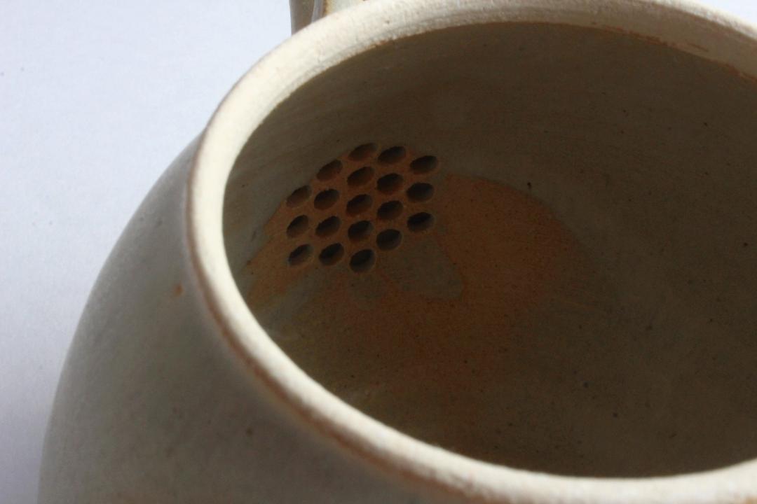 角掛政志　耐火土瓶　白の画像