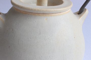角掛政志　耐火土瓶　白の画像