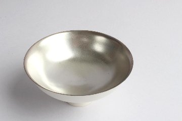 Kalonji　銀彩高台鉢の画像