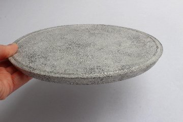 Kalonji　銀彩丸平皿の画像