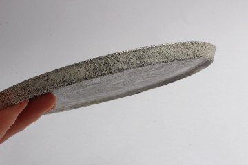 Kalonji　銀彩丸平皿の画像