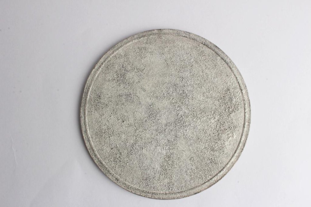 Kalonji　銀彩丸平皿　大の画像