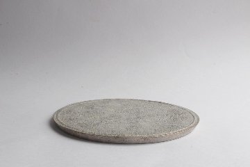 Kalonji　銀彩丸平皿　大の画像