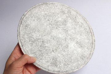 Kalonji　銀彩丸平皿　大の画像