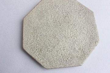 Kalonji　銀彩八角平皿の画像