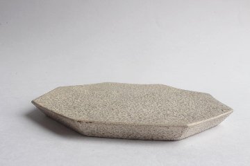 Kalonji　銀彩八角平皿の画像