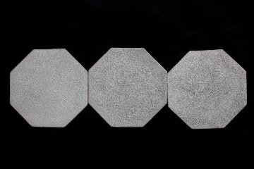 Kalonji　銀彩八角平皿の画像
