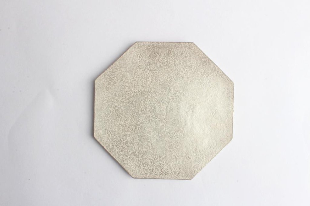 Kalonji　銀彩八角平皿　大の画像