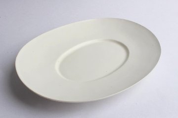 Kalonji　オーバルワイドリム大皿　の画像
