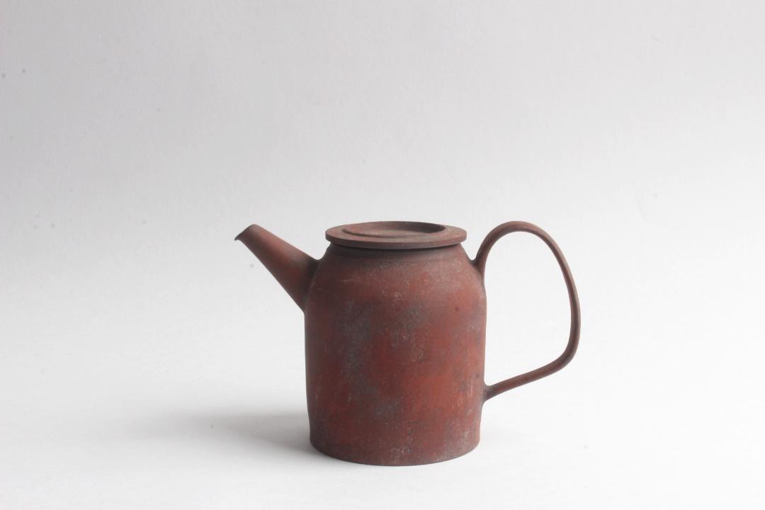 Kalonji　赤錆化粧ポットの画像