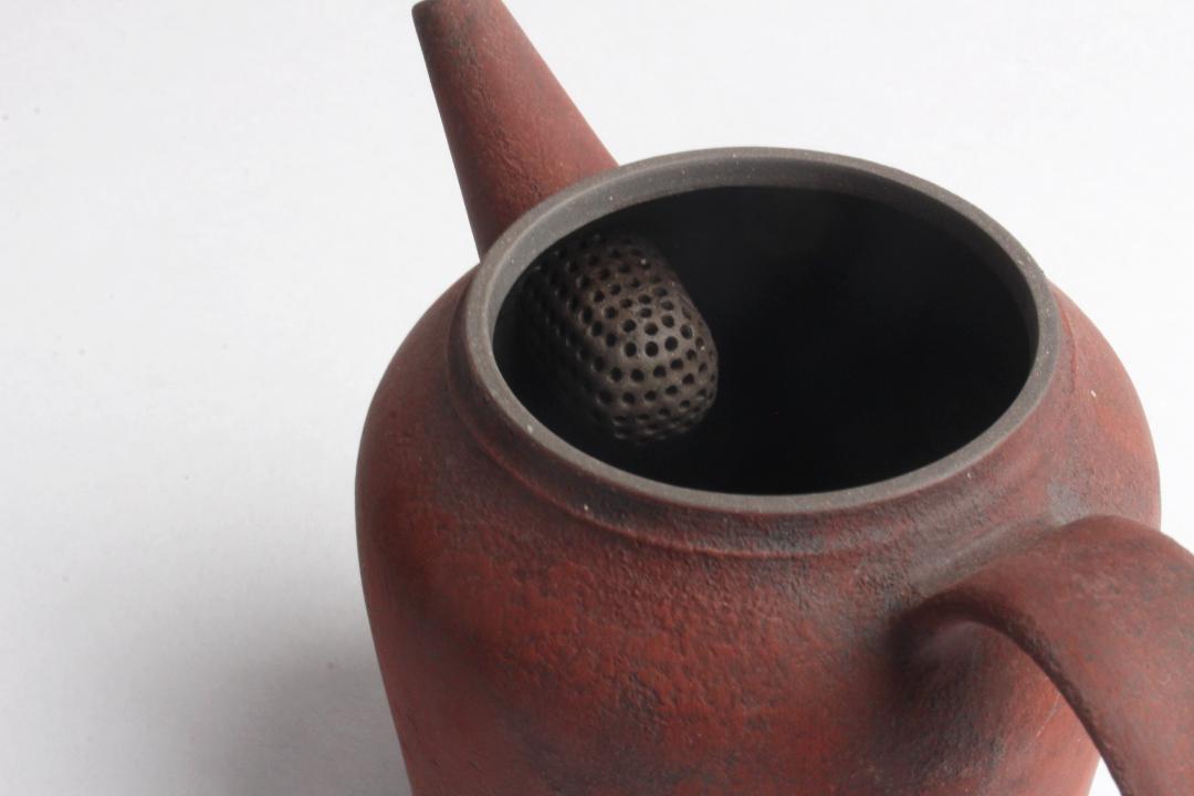 Kalonji　赤錆化粧ポットの画像