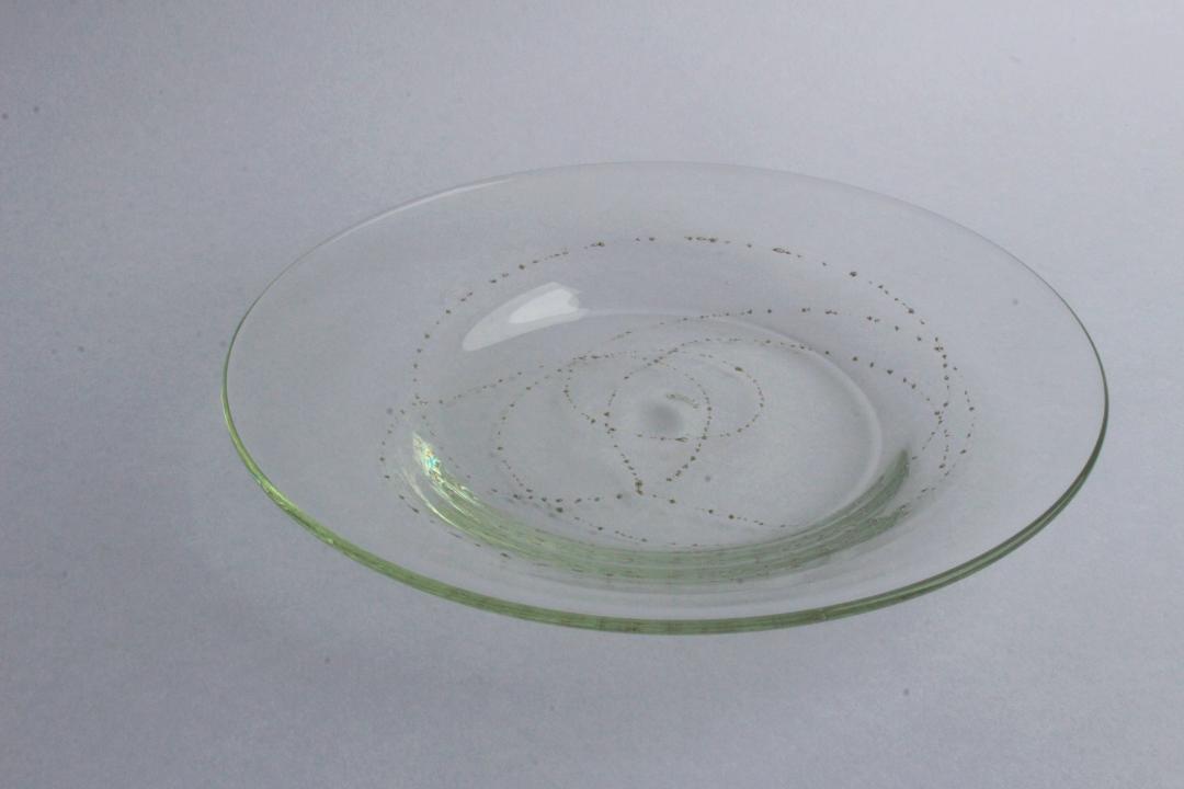 早崎志保　てんてん星のリム大皿　φ22.0ｃｍの画像