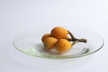 早崎志保　てんてん星のリム大皿　φ22.0ｃｍの画像