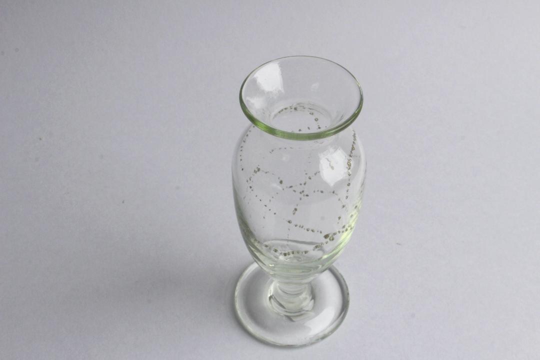 早崎志保　てんてん星の脚付き花器の画像