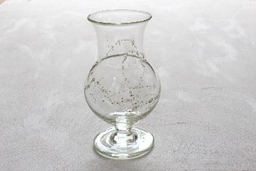 早崎志保　てんてん星の脚付き花器の画像