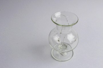 早崎志保　てんてん星の脚付き花器の画像