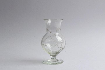 早崎志保　てんてん星の脚付き花器の画像