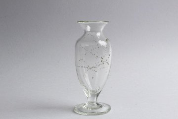 早崎志保　てんてん星の脚付き花器の画像