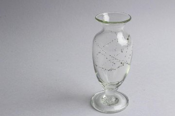 早崎志保　てんてん星の脚付き花器の画像