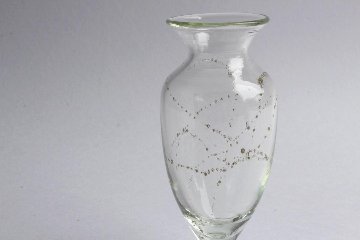 早崎志保　てんてん星の脚付き花器の画像