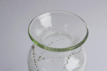 早崎志保　てんてん星の脚付き花器の画像