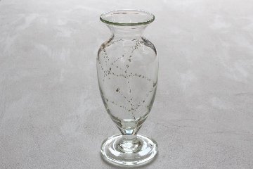 早崎志保　てんてん星の脚付き花器の画像