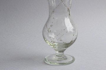 早崎志保　てんてん星の脚付き花器の画像
