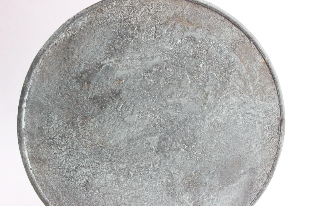 荒川蓮太郎　盆皿6寸　月白の画像