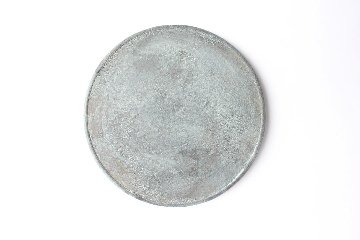 荒川蓮太郎　盆皿6寸　月白の画像