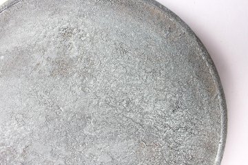 荒川蓮太郎　盆皿6寸　月白の画像