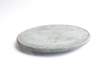 荒川蓮太郎　盆皿6寸　月白の画像