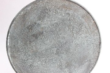 荒川蓮太郎　盆皿6寸　月白の画像