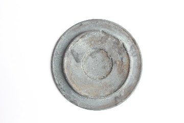 荒川蓮太郎　盆皿6寸　月白の画像