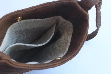 R.BROWN　LABO　サコッシュバッグ　S/ブラウンの画像