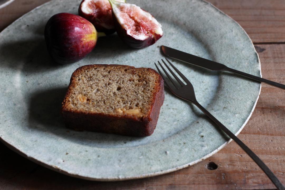 内田ゆみこ　丸プレート　灰釉の画像