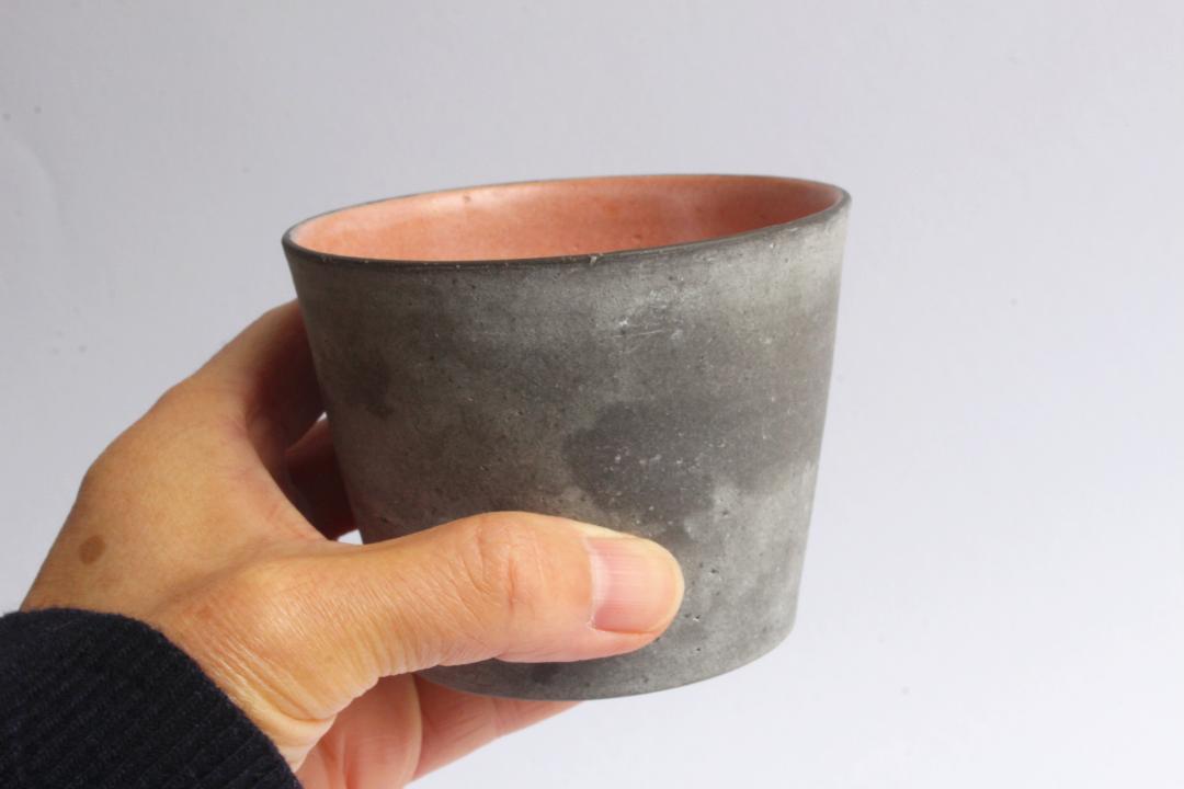 大森健司　黒土カップ（中ピンク）の画像
