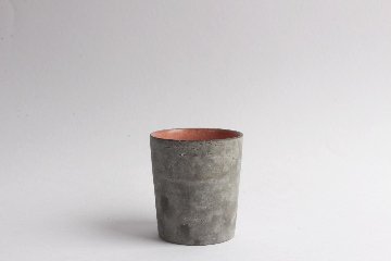大森健司　黒土カップ（中ピンク）の画像