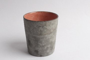 大森健司　黒土カップ（中ピンク）の画像