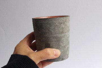 大森健司　黒土カップ（中ピンク）の画像