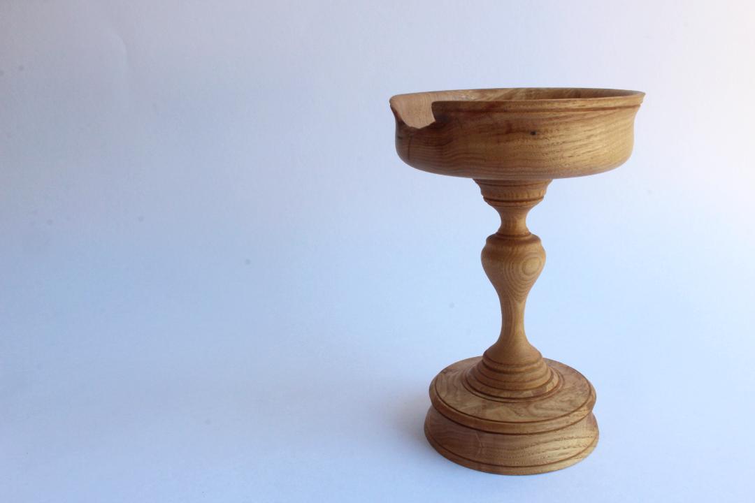 久銘　コンポート栗（ガラスドーム付）の画像