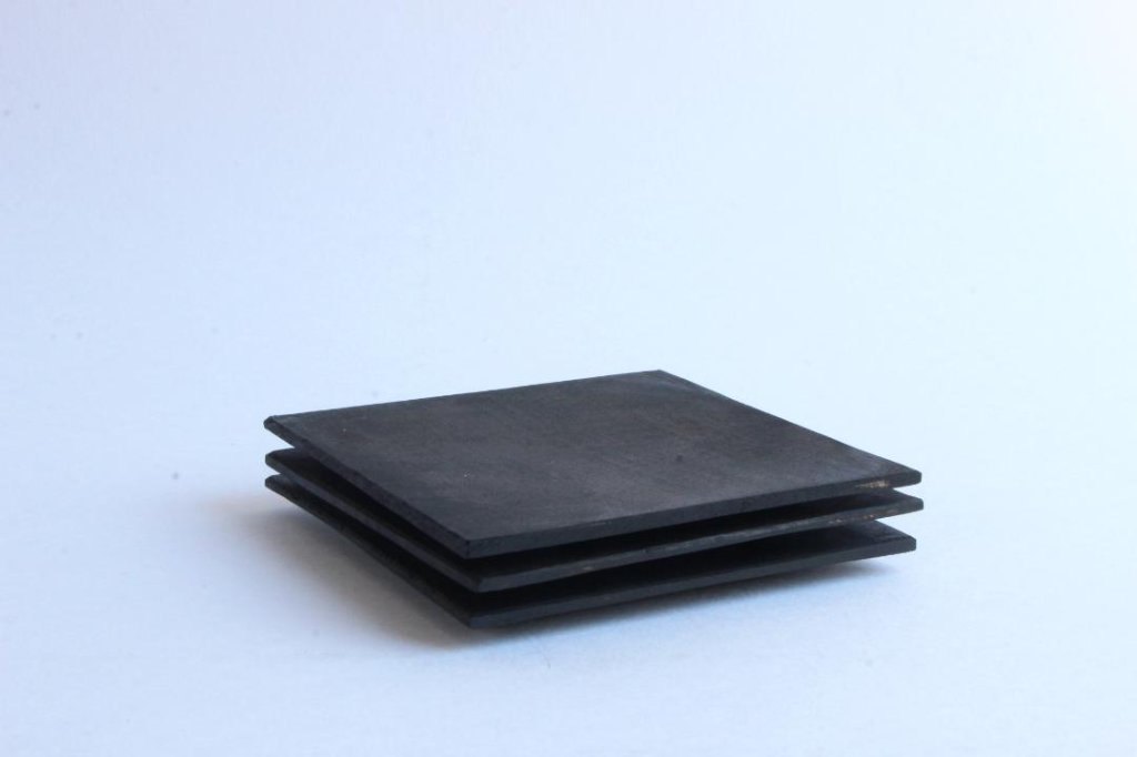 徒爾　角小皿4寸薄　サクラ黒漆（国産/松煙）の画像