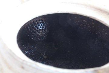 鈴木　進　粉引線紋急須（金具取手）の画像