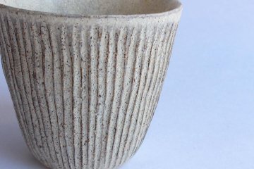 鈴木　進　粉引しのぎフリーカップ大の画像