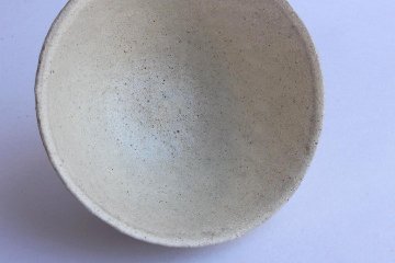 鈴木　進　粉引線紋飯碗の画像