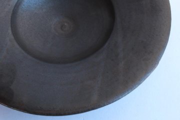 鈴木　進　金彩釉７寸リム鉢の画像