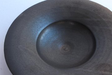 鈴木　進　金彩釉７寸リム鉢の画像