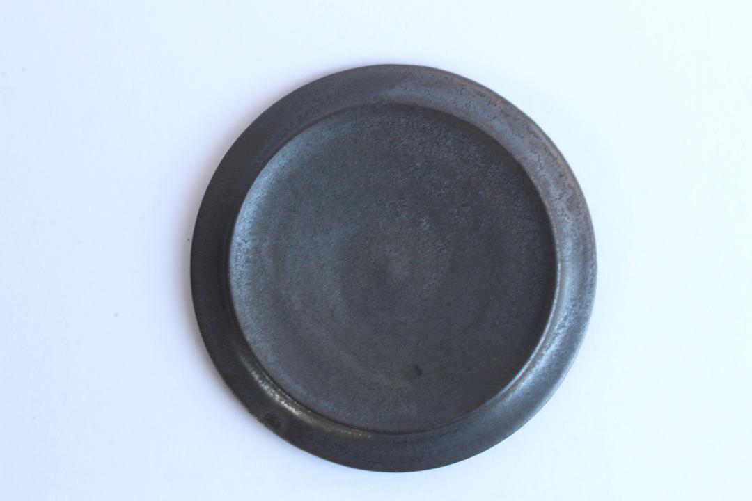 鈴木進　金彩釉リム５寸皿の画像