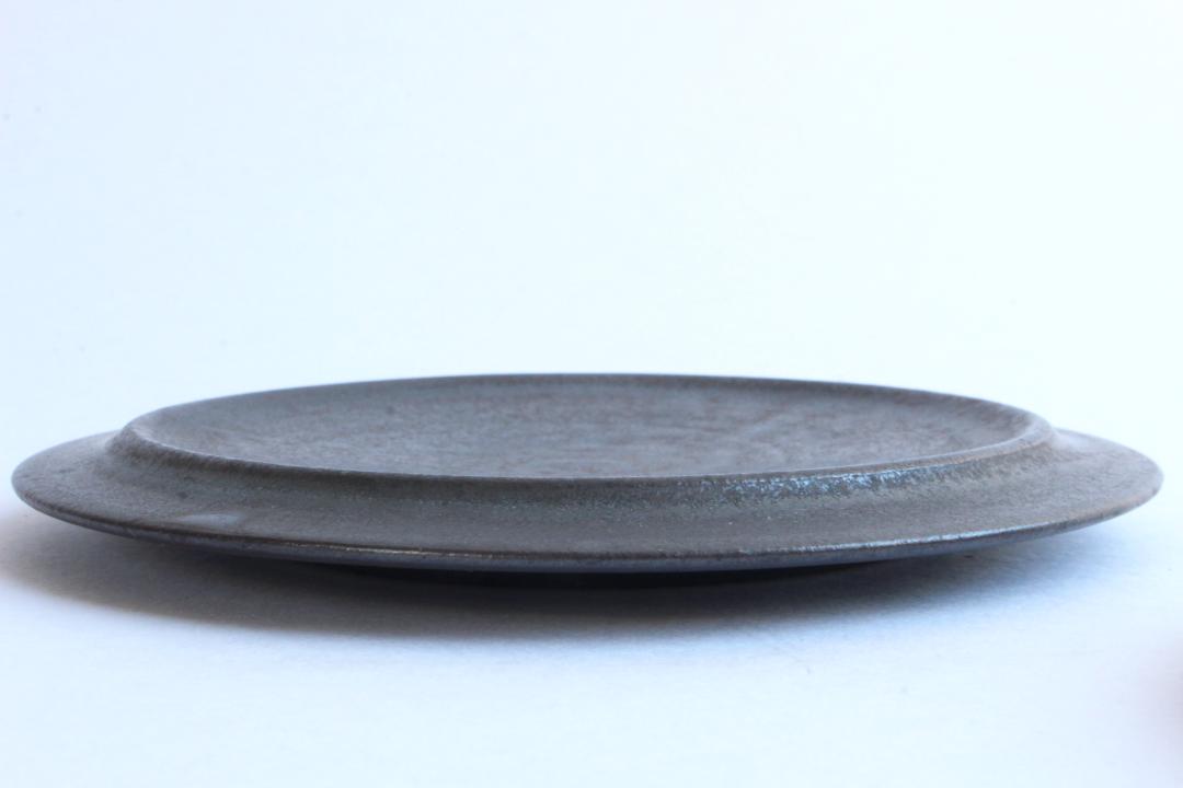 鈴木進　金彩釉リム５寸皿の画像